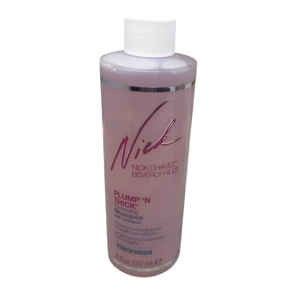 Nick Chavez Beverly Hills Plump‎ N Thick Thickening Shampoo Collagen 8oz SEALED